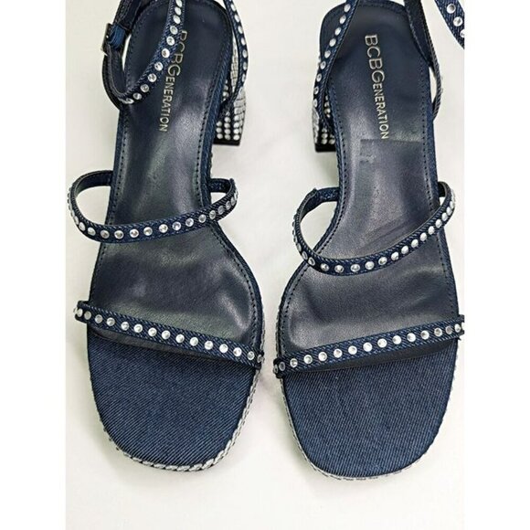 BCBGeneration Lissena-2 Women's Rhinestones Platform Sandals Size 7 MSRP $109 - Picture 4 of 8
